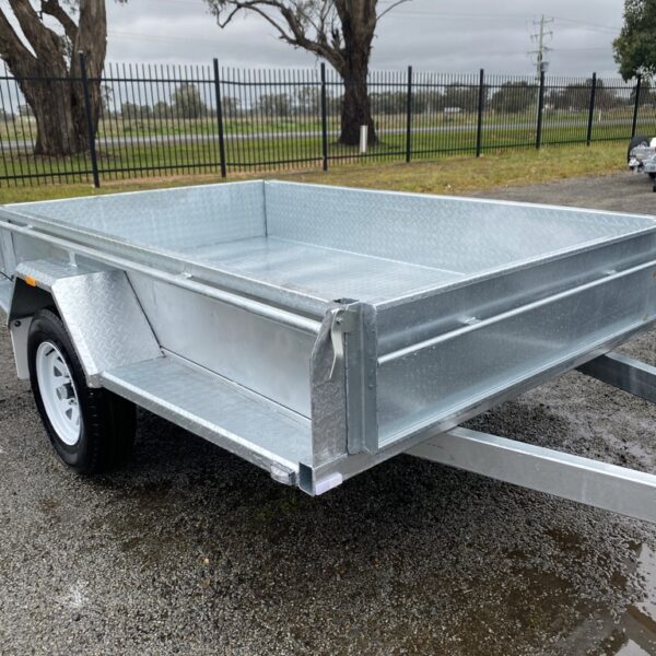 Durable Hot Dipped Galvanised Box Trailer 1600kg - RivSteel