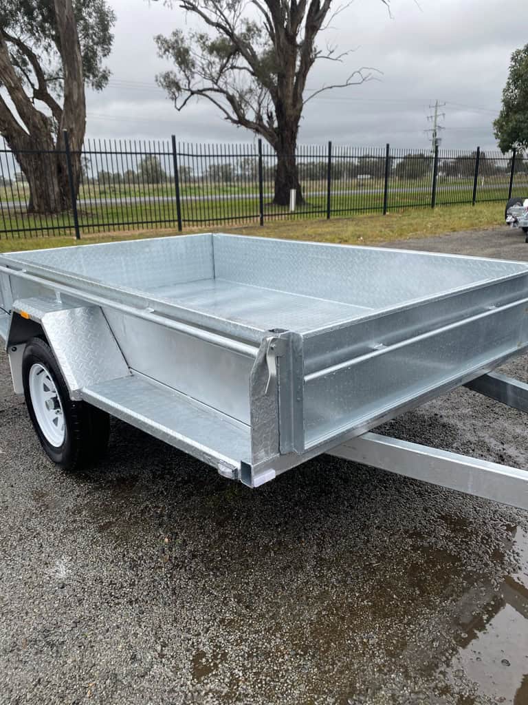 Durable Hot Dipped Galvanised Box Trailer 1600kg - RivSteel