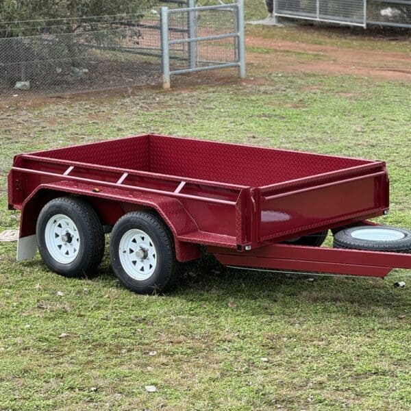 Heavy-Duty Rivsteel Tandem Axle Box Trailer - 2800kg Capacity