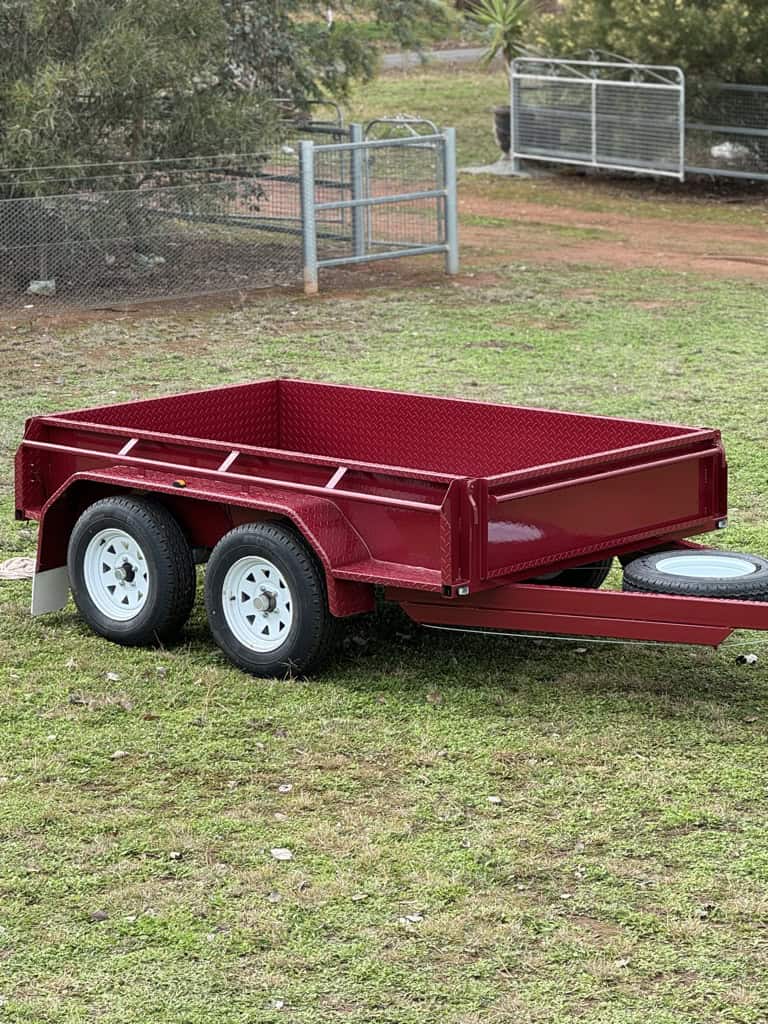 Heavy-Duty Rivsteel Tandem Axle Box Trailer - 2800kg Capacity